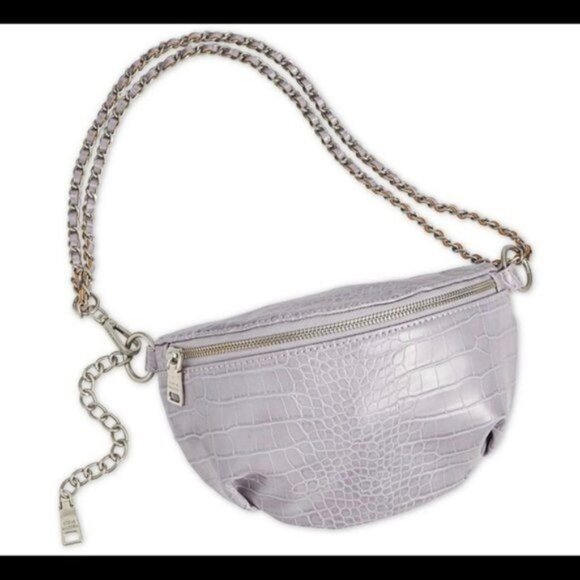 Steve Madden Ida Lilac Leather Women Belt Bag - Picture 1 of 9
